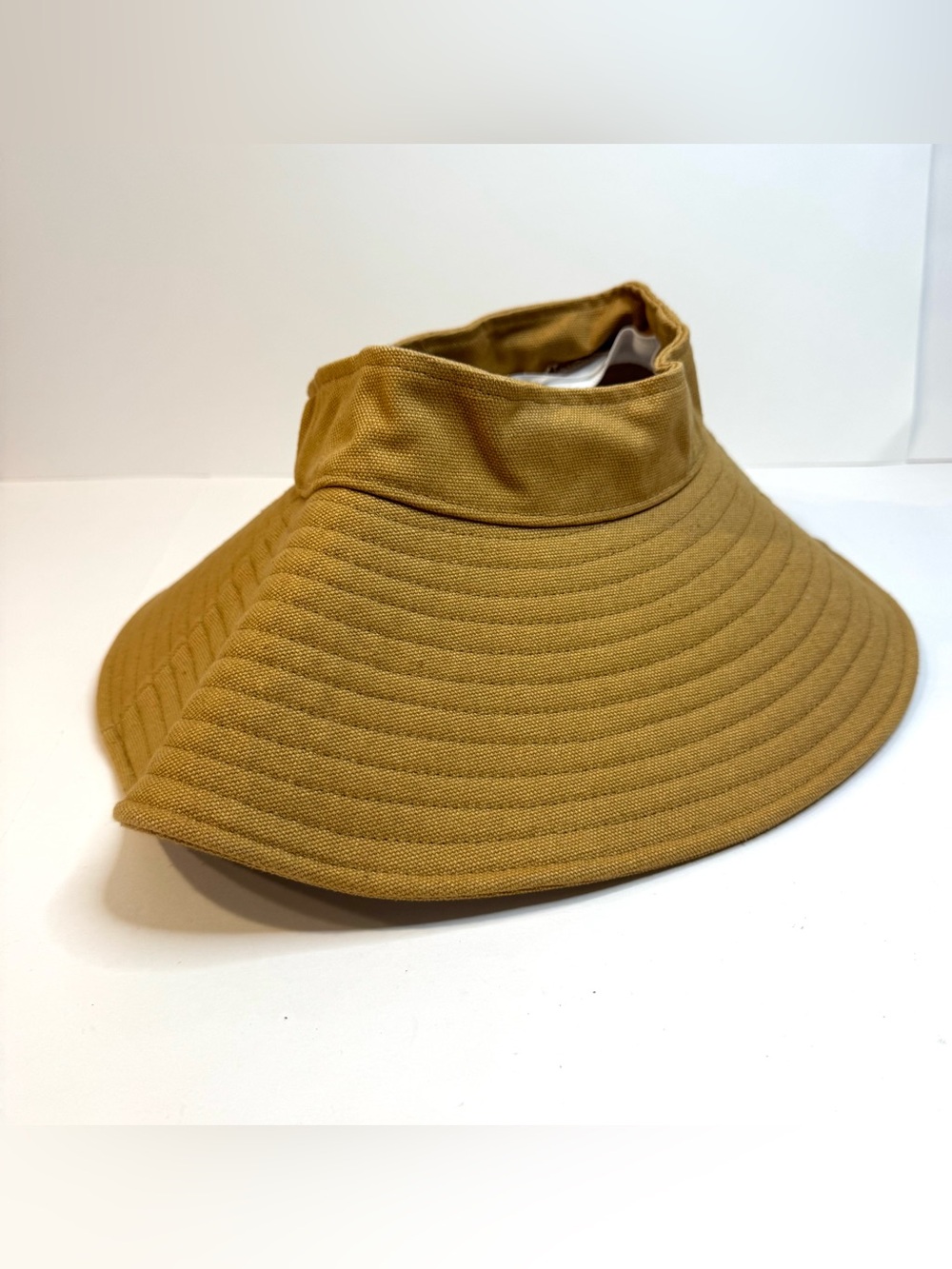 New casa Clara weekend visor fall wide brim hat tan